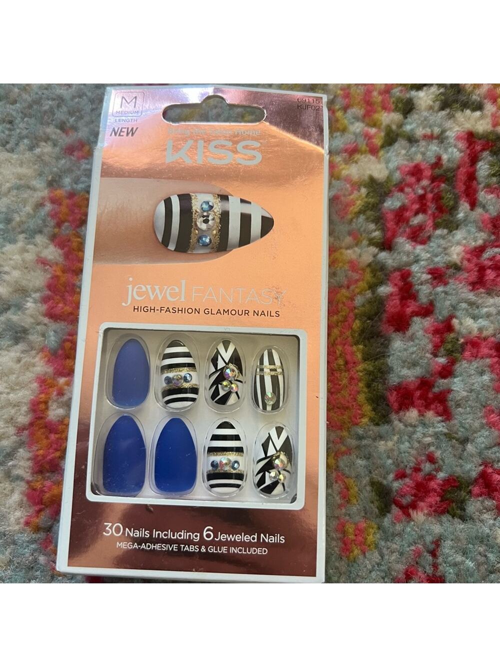 KISS Jewel Fantasy High Fashion Glamour Nails Set